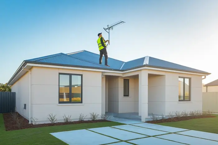 TV antenna installation in Caversham, Perth WA
